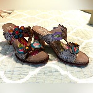 Spring Step L’Artiste Heeled Leather Sandal